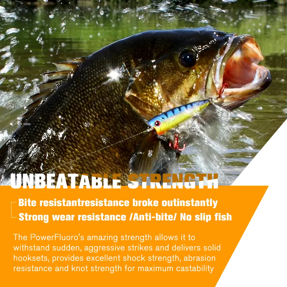 ZUKIBO AR+100% sedal fluorocarbono invisible hundimiento rápido - imagen 3