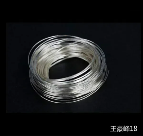 High purity silver wire (diameter 0.02mm-1.0mm/purity above 99.99%)