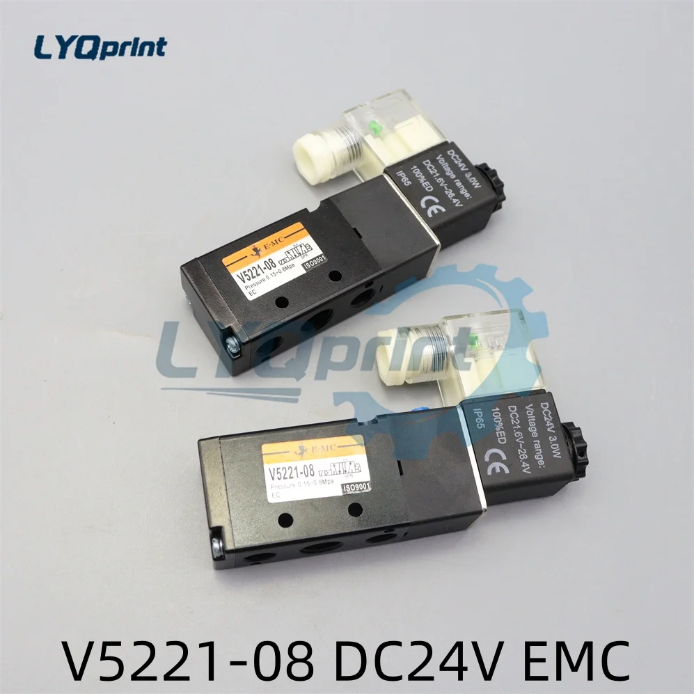 Best Quality V5221-08 DC24V EMC Pneumatic Solenoid Valve Directional Valve