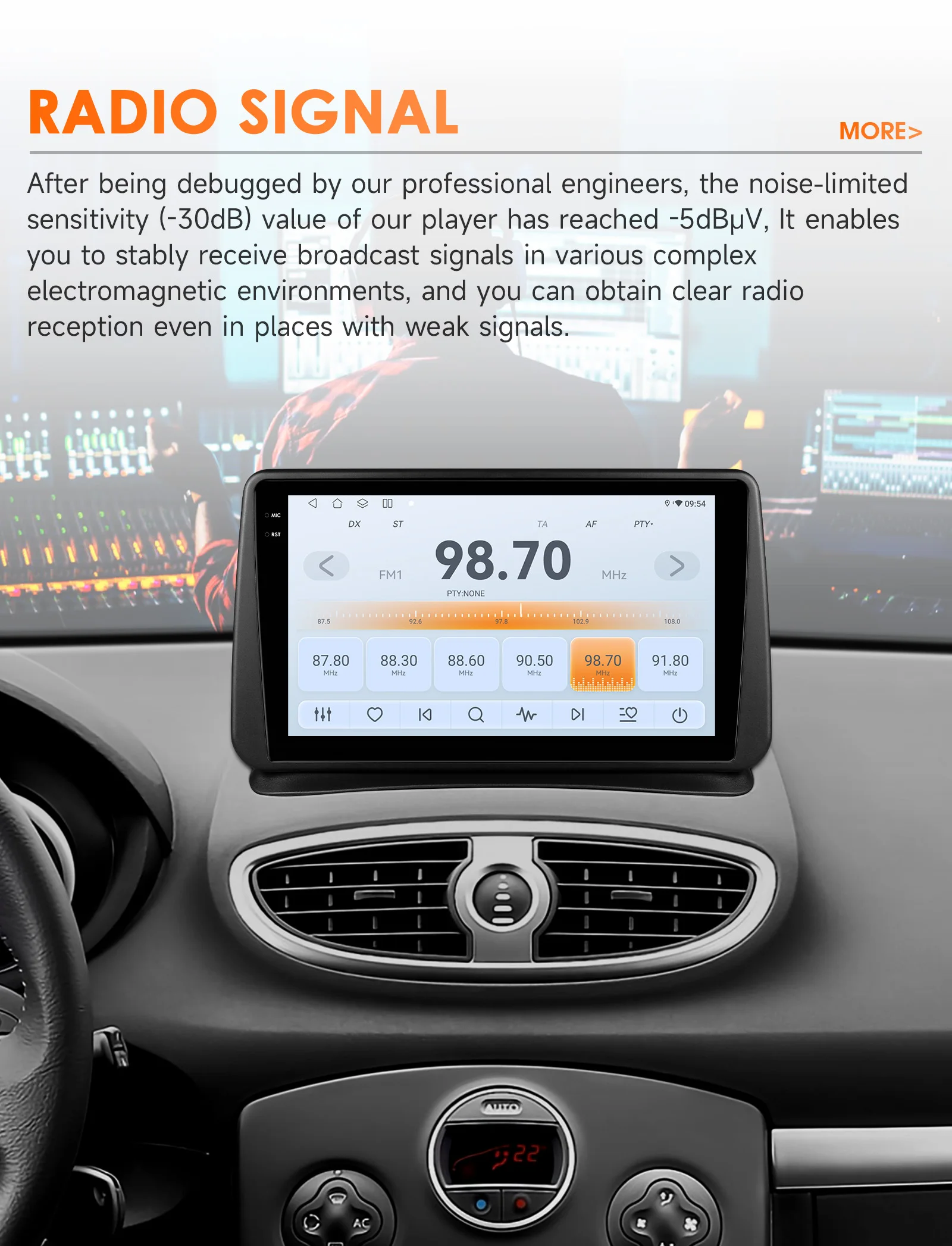9" Hizpo 2Din Android Autoradio für Renault Clio 3 2005 - 2014 Snapdragon 6115 Steuergerät RDS DSP 4G Auto CarPlay GPS Navigation – Detail 19