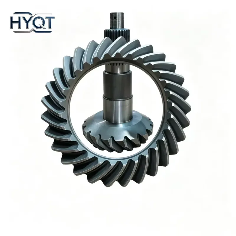 for SINOTRUK Howo Truck Transmission System Parts Rear Axle Bowl Angle Teeth Crown Wheel and Pinion Gear 17/28 High Quality