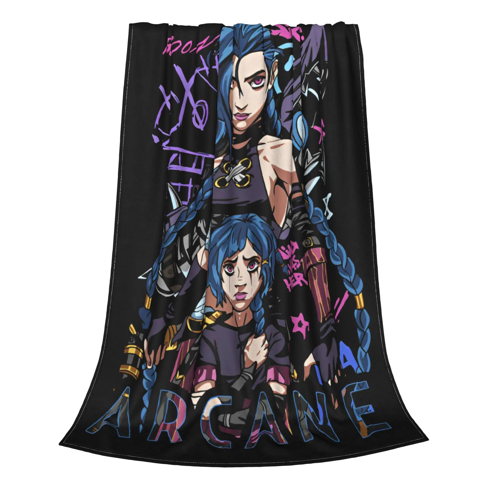 Arcane Jinx gift for game lover fans  Blanket Fleece  Cozy Soft Throw Blanket for Bedding Bedspread