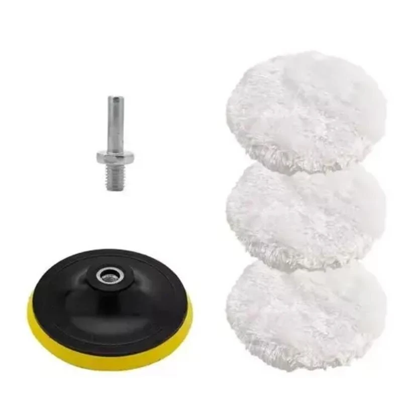 

02DE 5pcs Car Polishing Pads Wool Designs Wool Polishing Pad Upgrades for Efficient Scratch Removal & Paint Restoration
