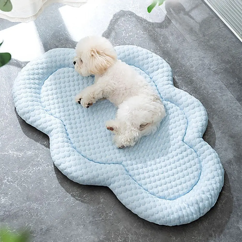 Moisture-proof Pet Cooling Mat New Non-slip Cool Ice Silk Cushion Soft Mattress Dog Cat