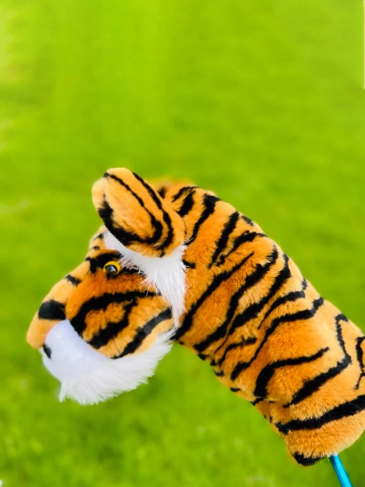 

Новая защитная накладка на головку клюшки для гольфа в виде головы животного (тигр) для драйвера, фервей-вуда, айрона, Royal Guards RG020