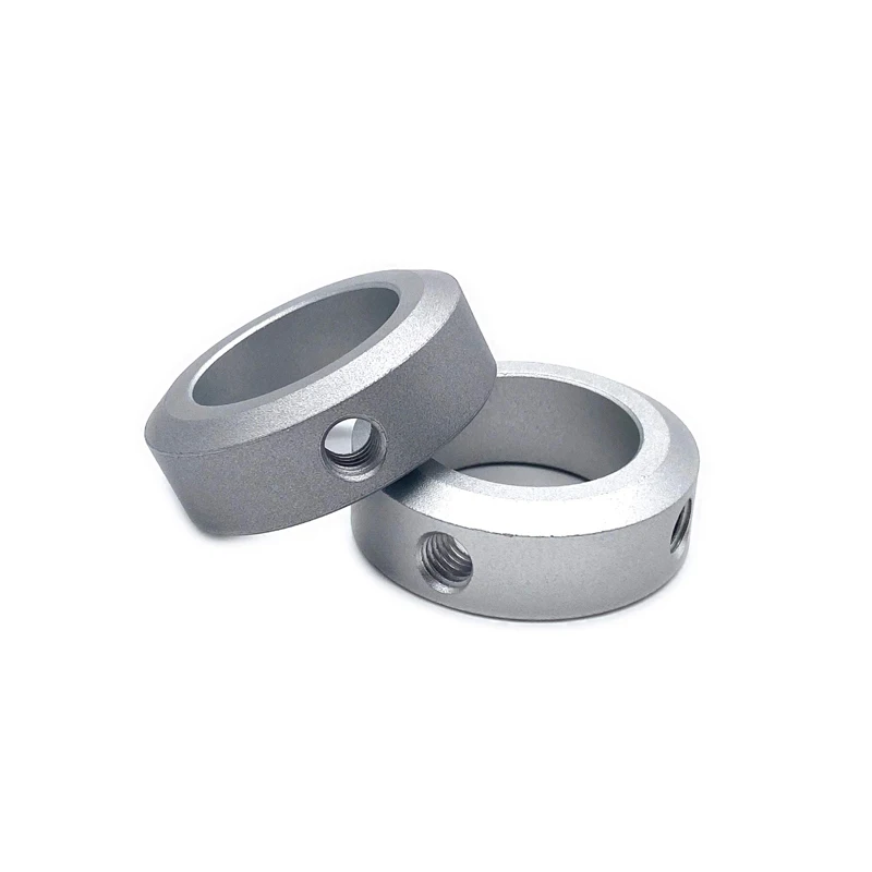 2PCS Fixed Ring SCCAW Shaft Locator Stop Collar SOH SCSBN Aluminum Alloy Surface Anodized optical fixed clamp with Screws 6/8/10