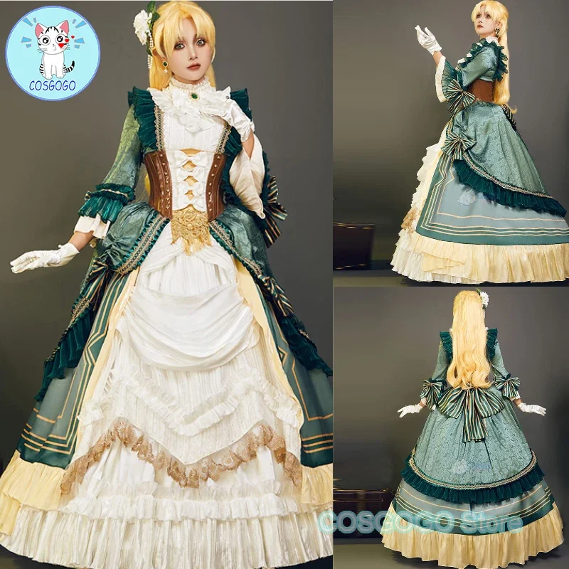 COSGOGO Game Lord Of The Mysteries Audrey Hall Cosplay Costume Halloween Outfits Women Dress Long Gorgeous Lolita Dress