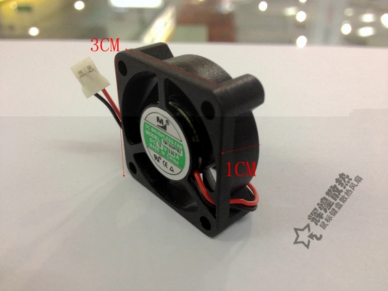 NEW YM YM1203PFB3 3cm 3010 12V 0.03A micro cooling fan