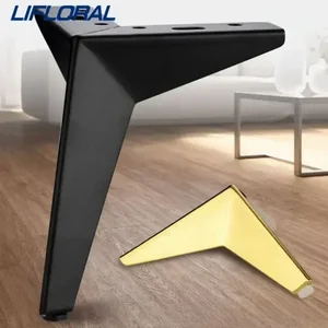 Beine moderner Möbel, Metall, Gold, Schwarz, Eisen, Sofa, Füße, Tisch, Stuhl, Kommode, Schrank, Möbel, Stütze, Stühle, Höhe der Füße 8 Haupttischliftverkäufe - №6