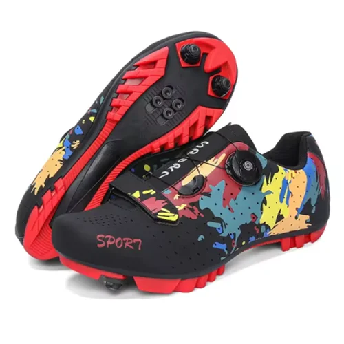 Imagen 2 del producto Zapatos de conducción de interior Peloton para hombre y mujer, zapatos de bicicleta de carretera con tacos Look SPD SL Delta, calzado de bicicleta con pedales para exteriores