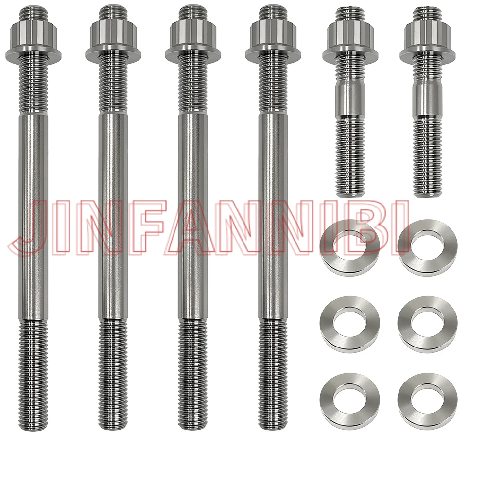 

Titanium Alloy Head Stud Nut Washer Kit for Yamaha RAPTOR RHINO GRIZZLY 660