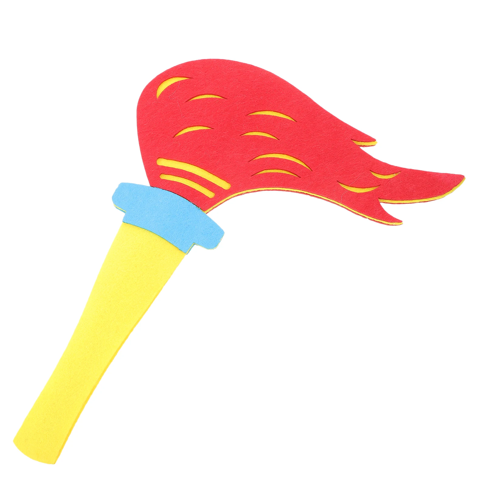 

Creative Torch Props For Party Cosplay Stage Performance Lifelike Felt Torch Long Durable Outdoor Birthday Party Favors
