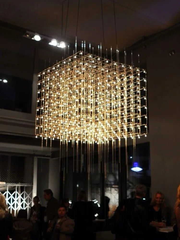 European Round Crystal Lamp Living Room Ceiling Lamp Luxurious Fashionable Atmospheric Restaurant Lamp Bedroom Villa Hotel Light