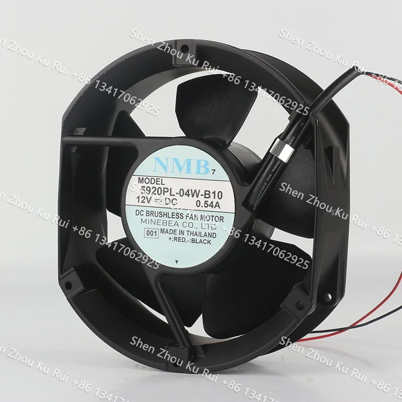 Original NMB 5V 24V 48V DC 12V 0.54A AC EC 17250 172X150X50MM 17.2CM inverter ball bearing two-wire 5920PL-04W-B10 cooling fan