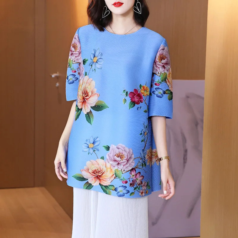 Top Autumn New Short Sleeve T-shirt Women's Loose Large Women's Wear  shirts for women  t shirt women