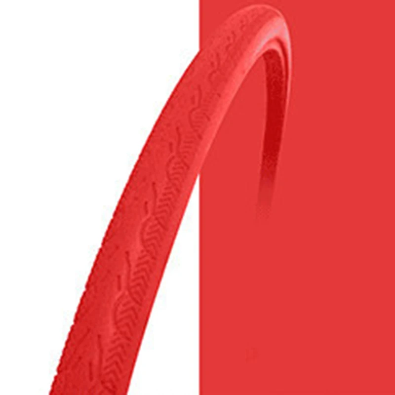 

Bike solid tire Bike Solid Tire Black/White/Red/Blue Solid Bicycle Tire 700x23C for Urban and Road Enthusiasts