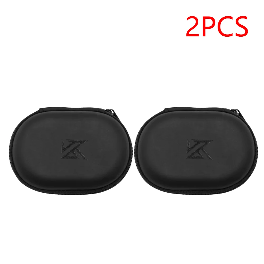 KZ Earphone Accessories Hard Case Bag With Logo Portable Oval