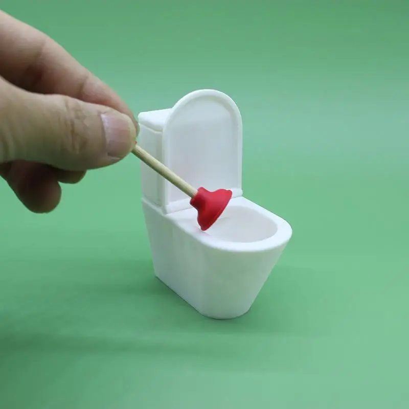 Sedile WC in Miniatura per Casa delle Bambole, Stile Vintage, Bianco, Accessorio per Bagno, Giocattolo per Bambini