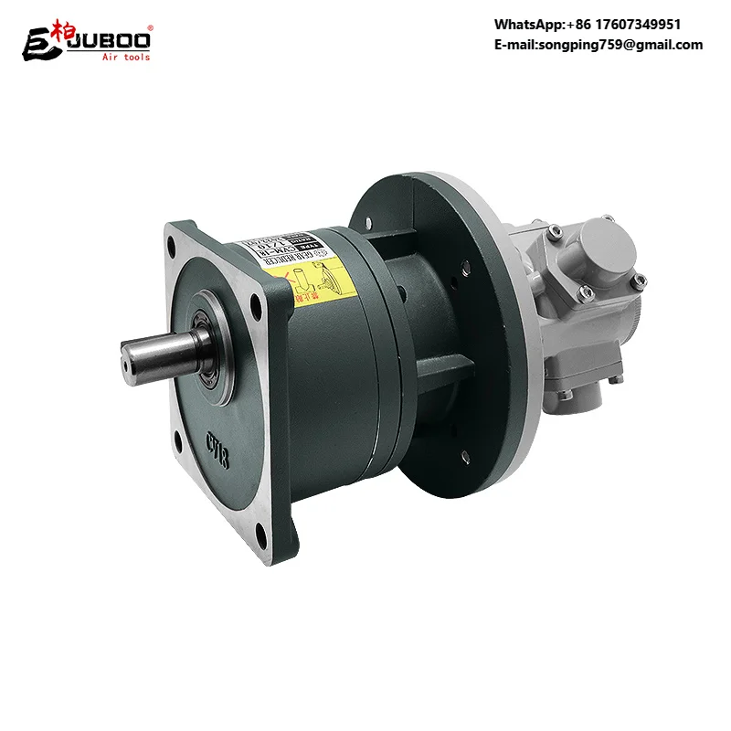 

Special Offer Lightweight Pneumatic Motor Mini Three Cylinder Piston 1/8hp air Motor with Reducer Air Powered Drive Head