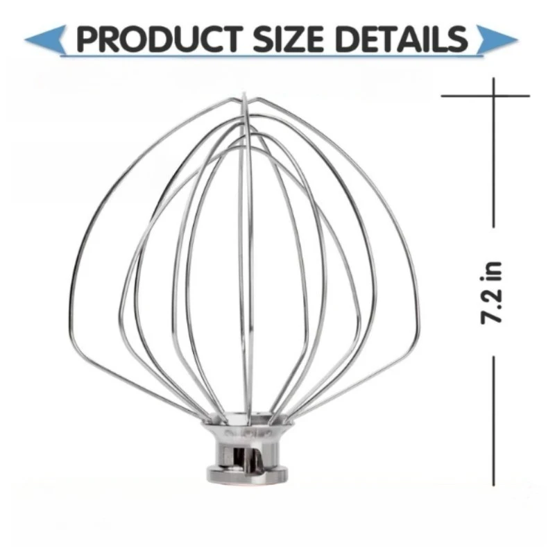 

Подходит для профессионального взбивания яиц из нержавеющей стали 600KP26M1X Pro 6500 6 и 7 квартов KN256.
