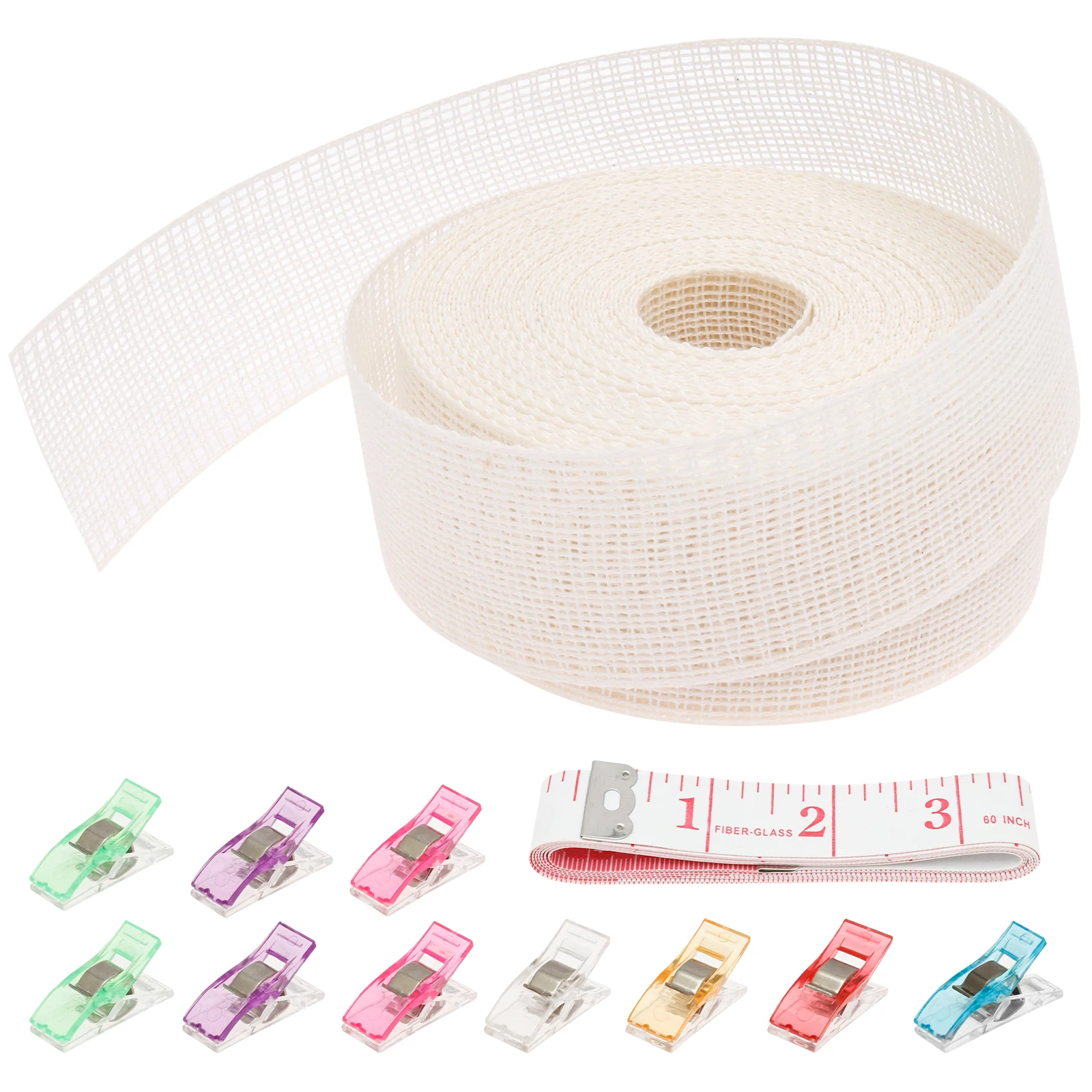 Fabric Hemming Guide, Fishbone Tape for Sewing Narrow and Curved Hem Tool Reusable Boning Strip for Chiffon Silk Dresses Skirts
