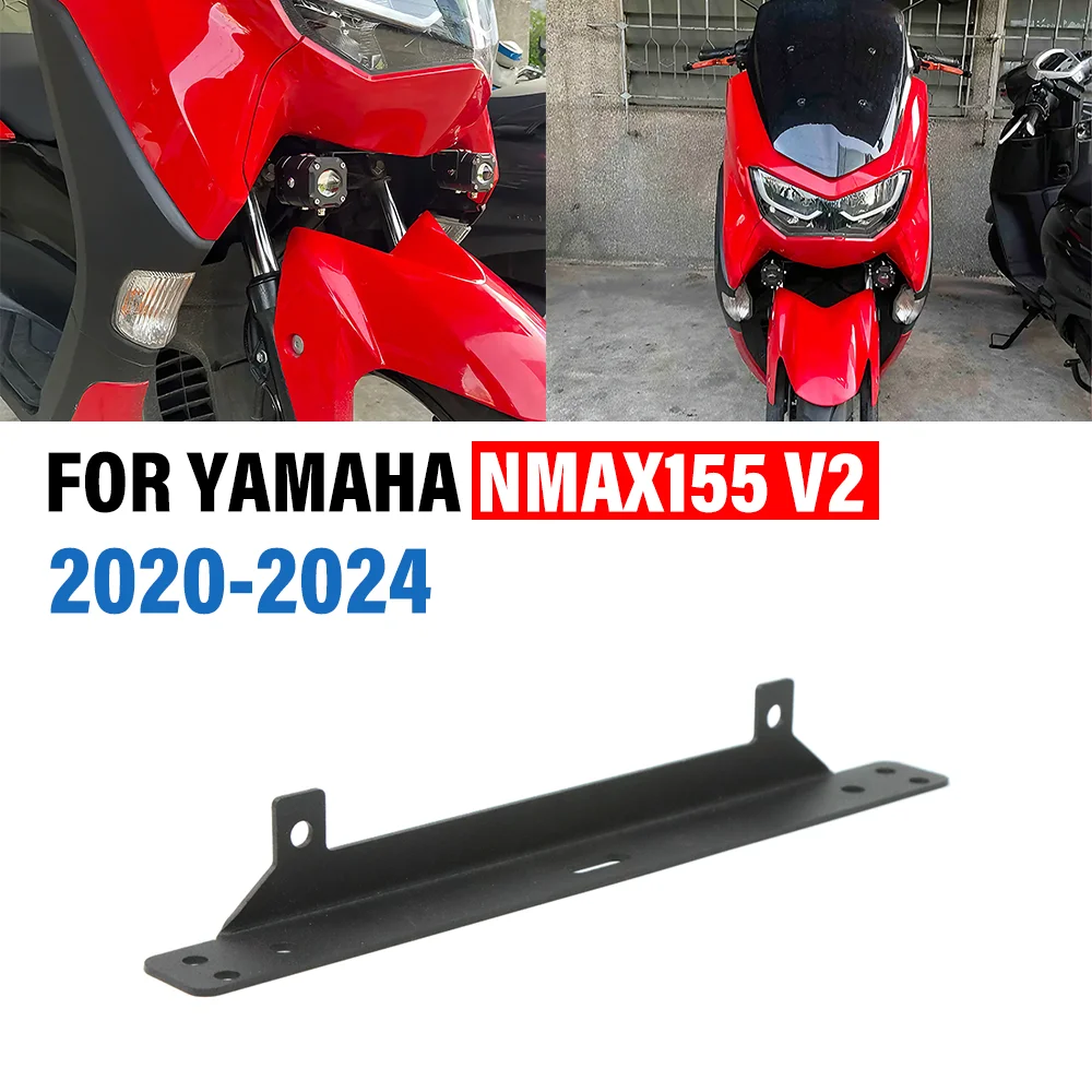 

Motorcycle Spotlight Bracket FOR YAMAHA N-MAX155 NMAX 155 V2 2020-2024 Fog Lamp Holder Auxiliary Sport Light Mount Accessories