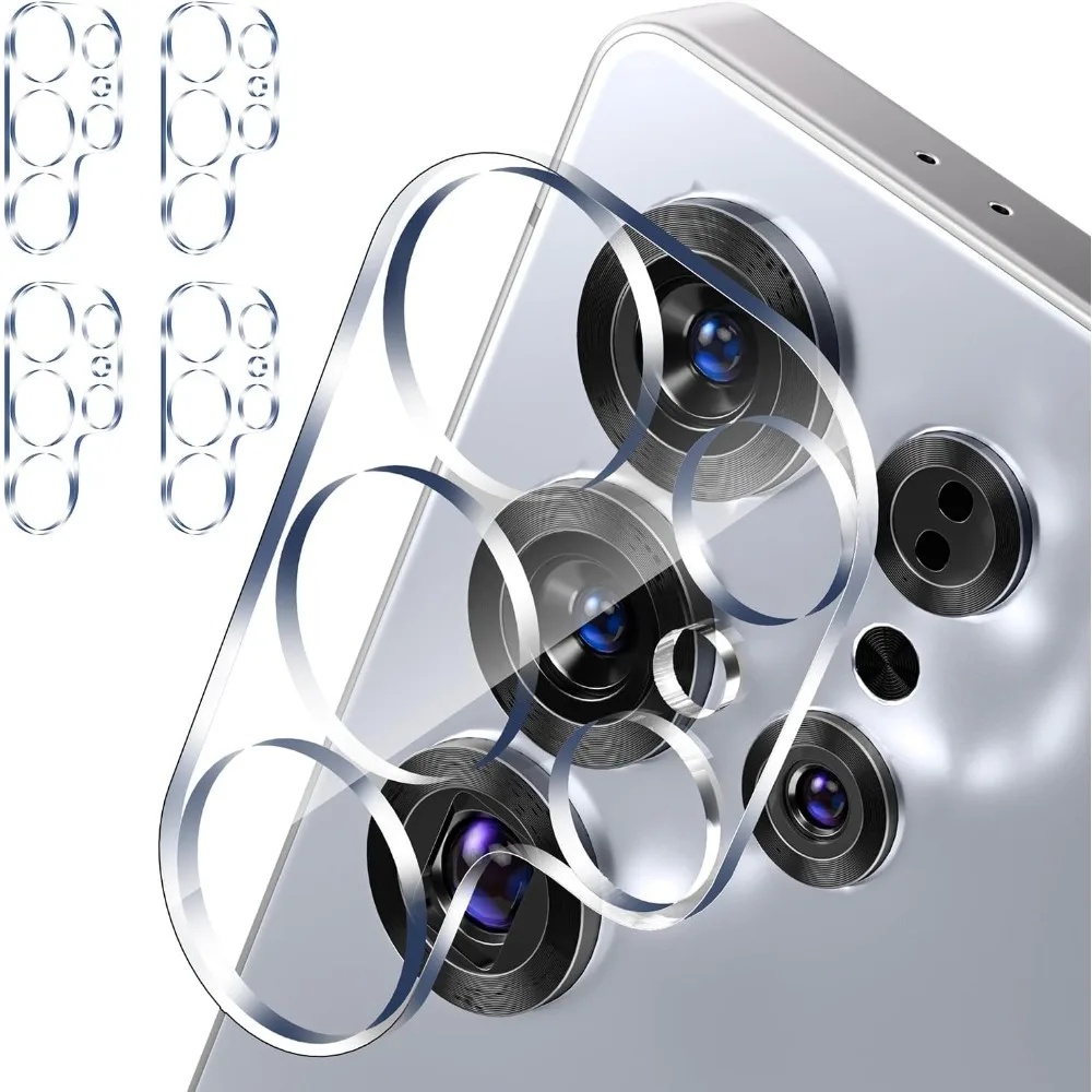 3PCS 9H Tempered Glass Lens Film For Samsung Galaxy S25 Edge S24 FE S23 FE Ultra Plus Anti-Scratch HD Clear Phone Camera Cover