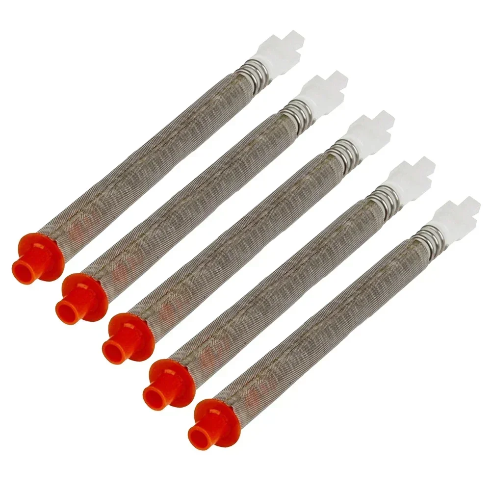 5pcs 60/100 Mesh Airless Paint Spraying Tool Filter Pump Guns Filters For Filter Paint Prevent Nozzle Blockage Tools