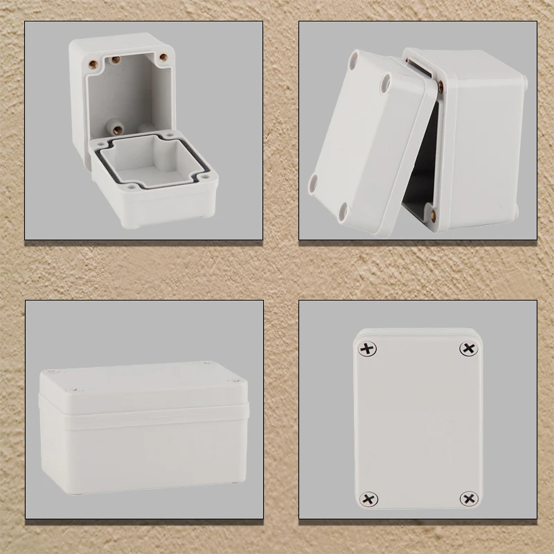 AG type IP67 outdoor waterproof and dustproof junction box, industrial electronic housing, gray / transparent cover