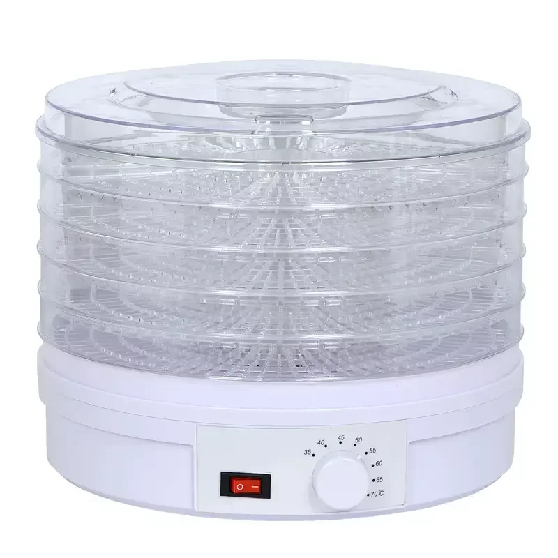 Professional 5 Layer 350W Electric Food Dehydrator PS Plastic 350W  Pet Fruit Vegetable Trays for Kitchen Application