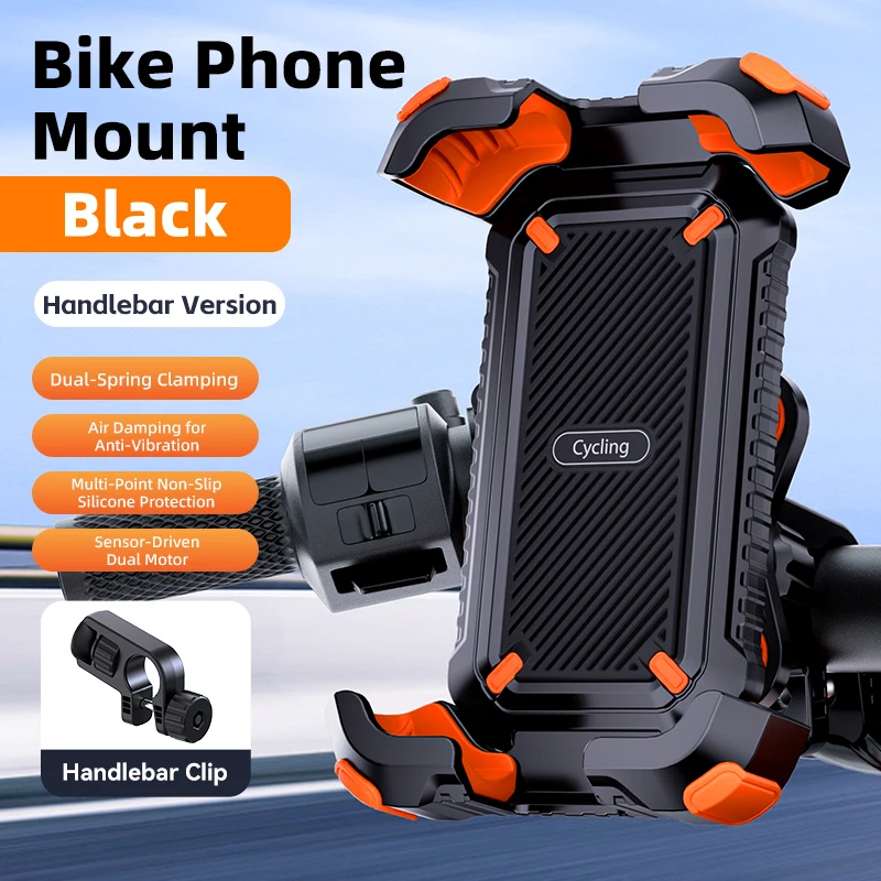 AliExpress 696 Newest Motorcycle Phone Holder Bicycle Phone Support Ultra Stable Anti Shake Handlebar Bracket Rearview Mirror Phone Holder