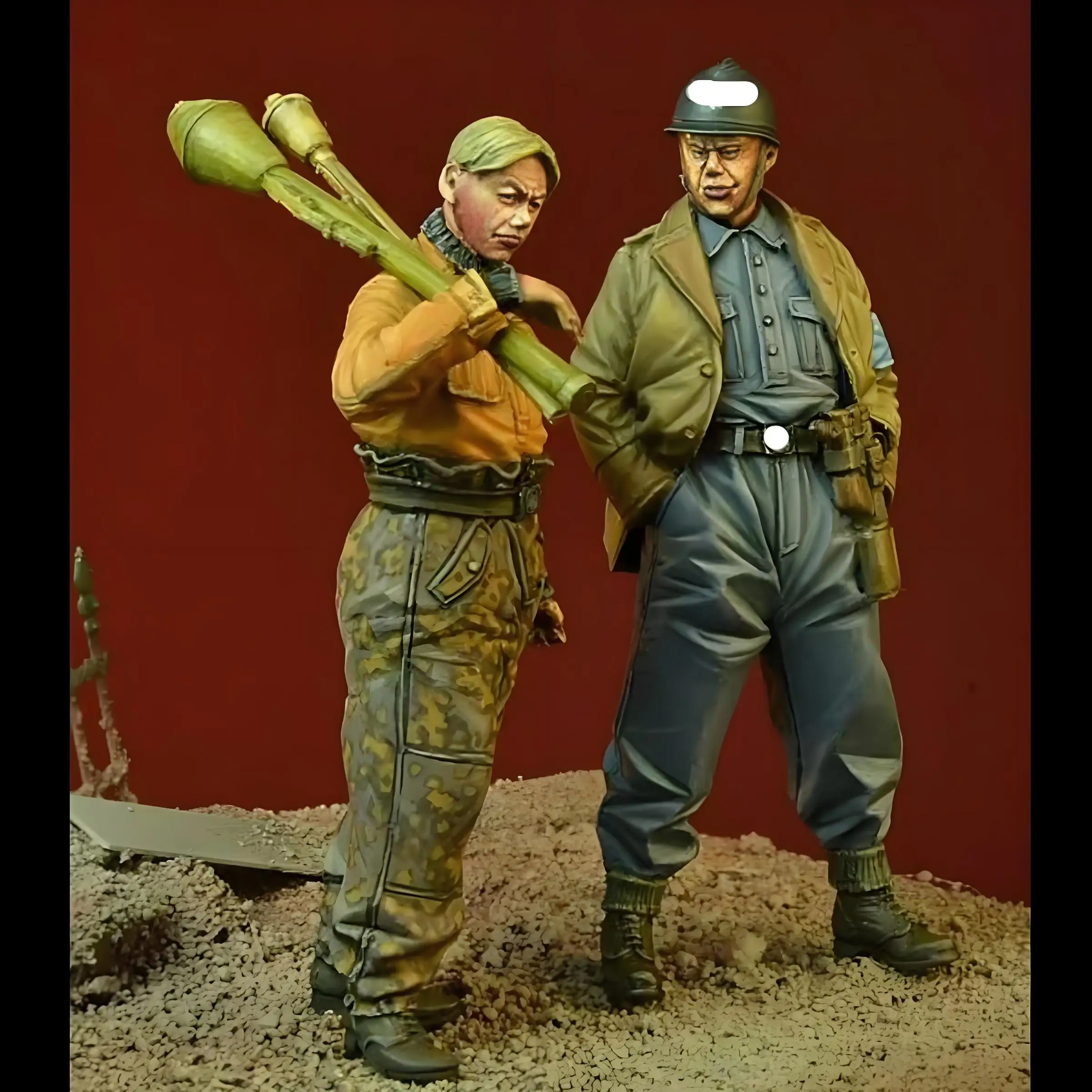 Figura DE ACCIÓN DE 1/35 "The Last Order", modelo de resina sin pintar, GK, Alemania, 1945, soldados alemanes, WW2, temas militares