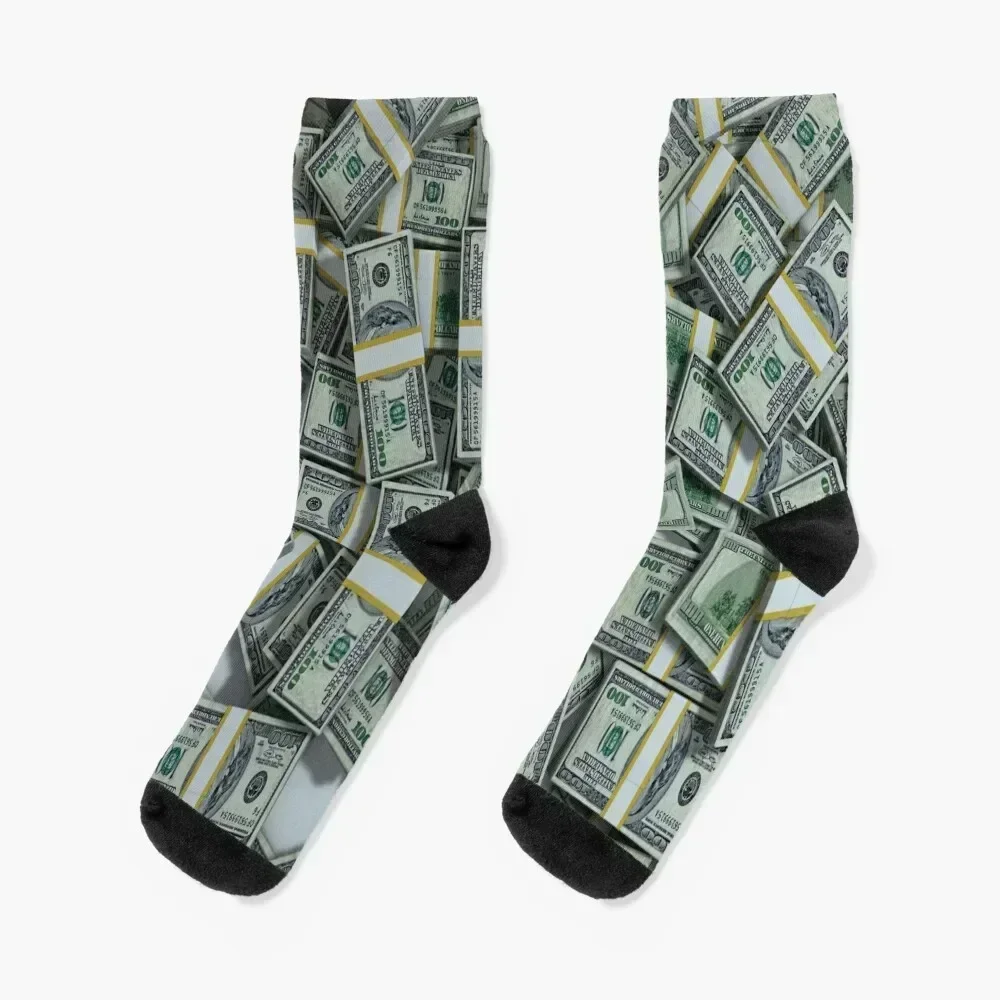 

Money Socks Climbing anti slip football cute Christmas Socks Man Women's