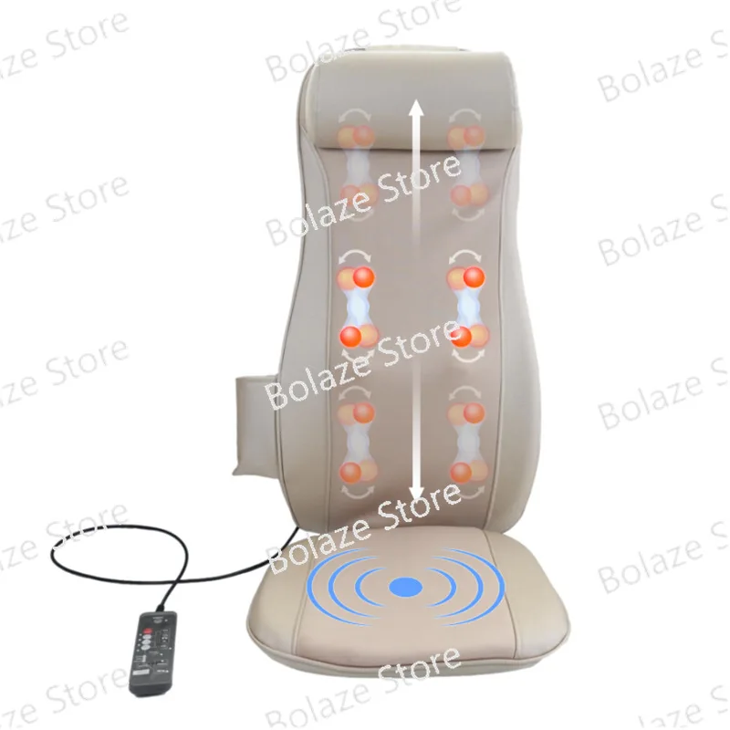 Home Car Massage Pad Intelligent Massager Cross-border Cervical Spine Waist Back Multifunctional Full Body Massage Cushion