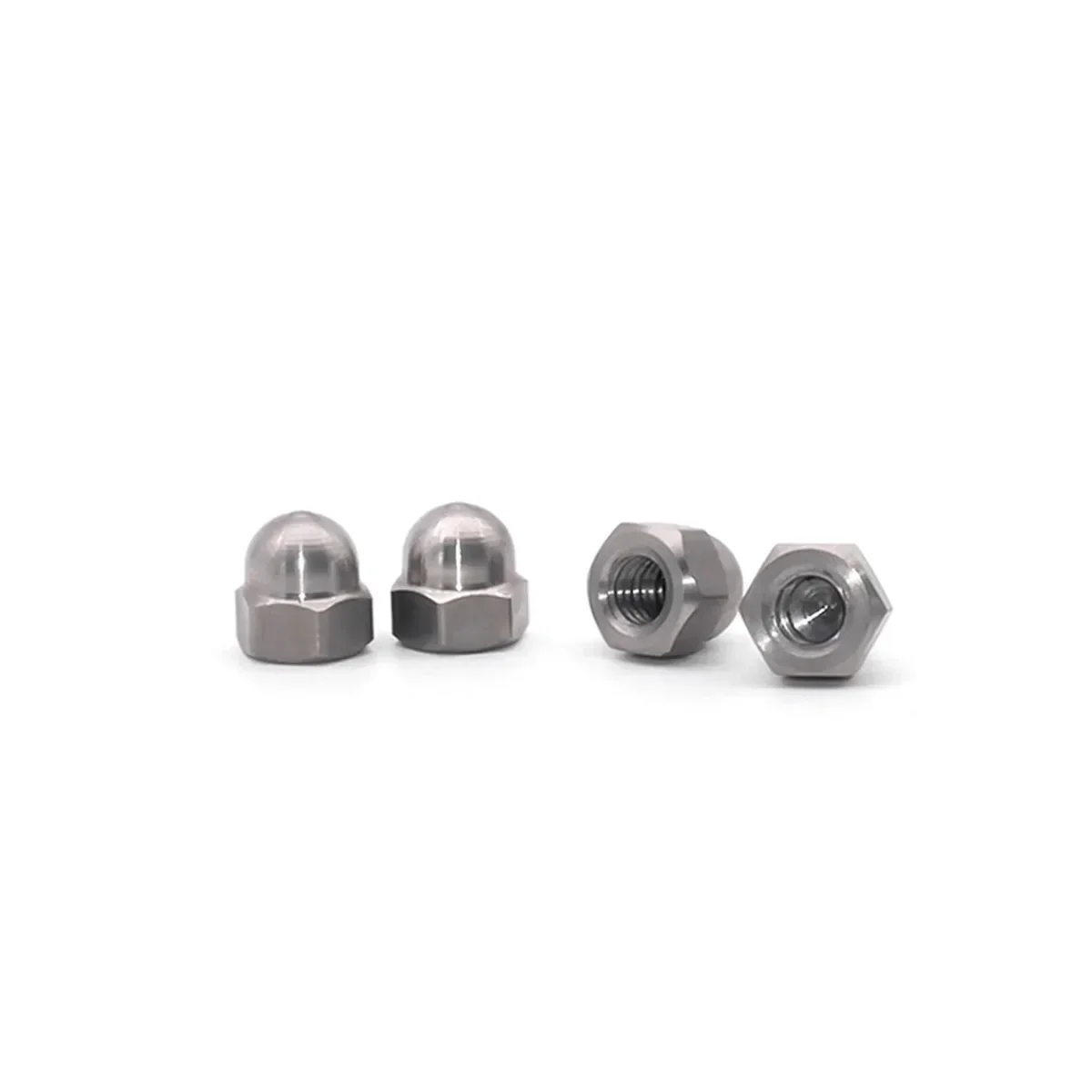 

TA2 Pure Titanium Ball Head Cap Hexagonal Locking Nut Cap Decorative Screw Cap M4M5M6M8M10M12M16M20