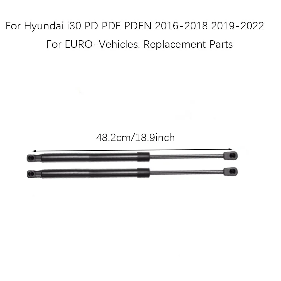 2pcs Rear Tailgate Gas Spring For Hyundai I30 PD PDE PDEN 2016-2022 Hatch