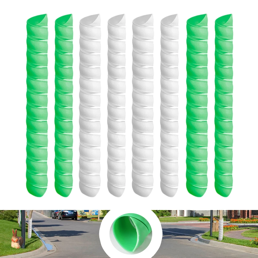 

Tree Trunk Protectors Plant Guard Tube Reusable Safe Material Moisture-proof Tree Protector Sleeve Spiral Design Garden Supplies