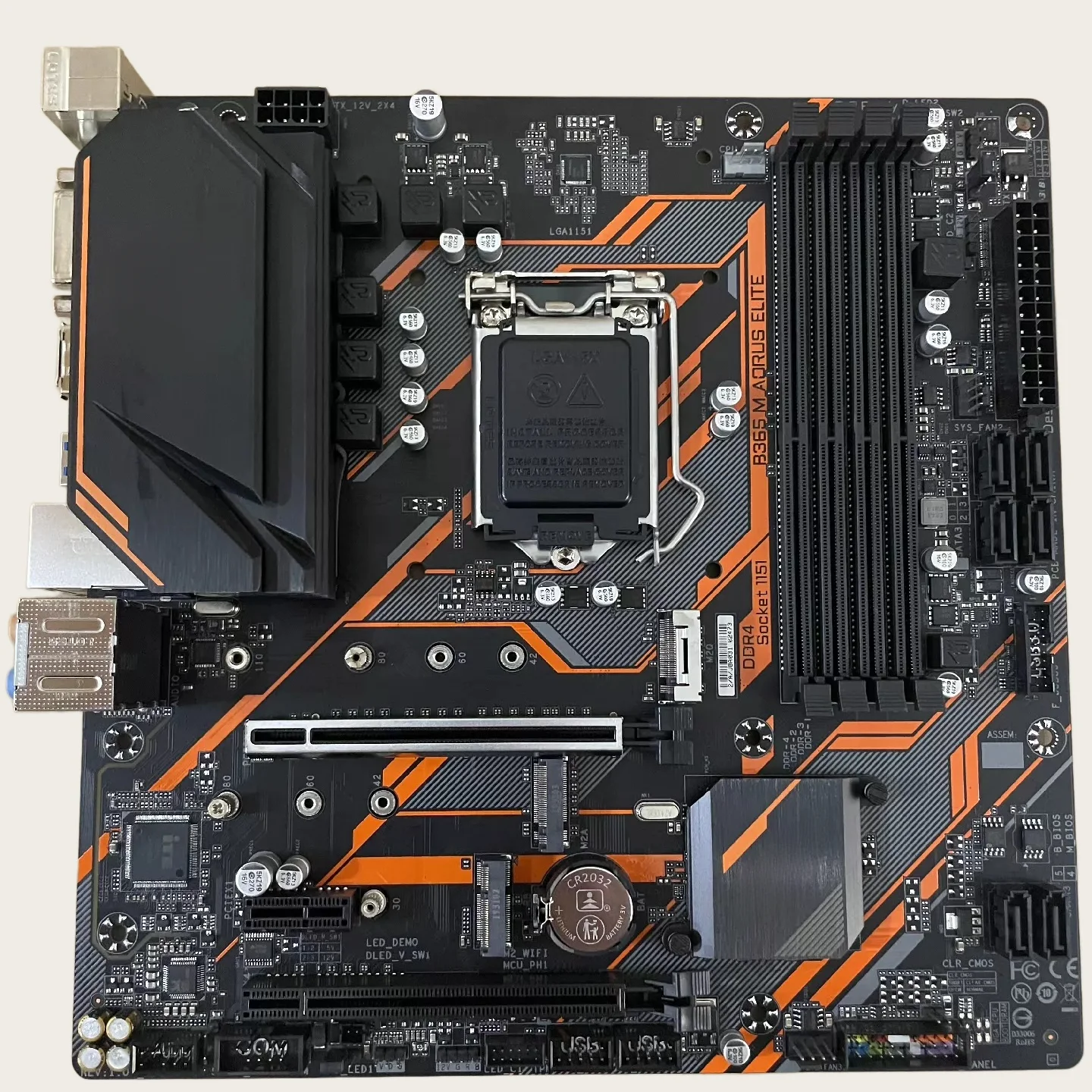 For Gigabyte B365M AORUS ELITE Motherboard  LGA 1151 DDR4 M.2 Mainboard 100% Tested OK Fully Work