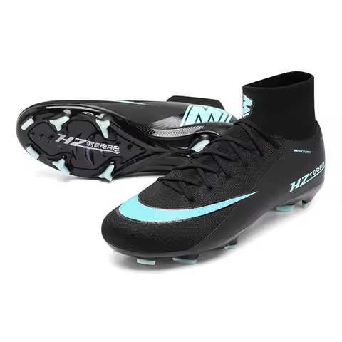 New High Quality Mens Soccer Shoes TF/FG Training Football Boots Sneakers Ultralight Non-Slip Turf Soccer Cleats Chuteira Campo