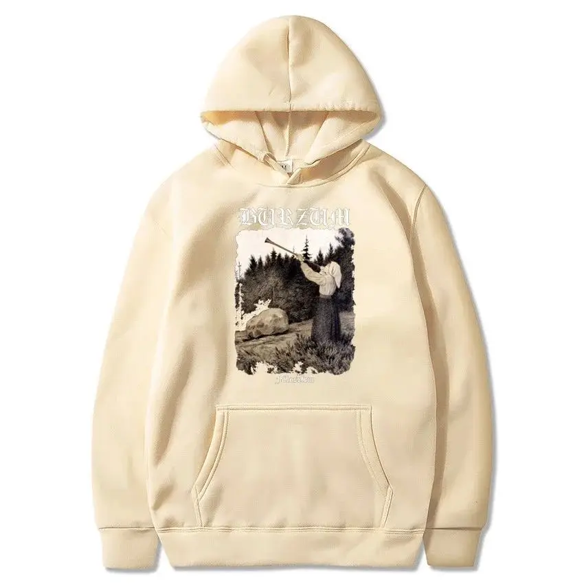 Sudaderas con capucha de banda de música de Metal Burzum, Top de algodón estampado Filosofem, sudaderas de moda para hombres y mujeres, jerséis con capucha, ropa Unisex