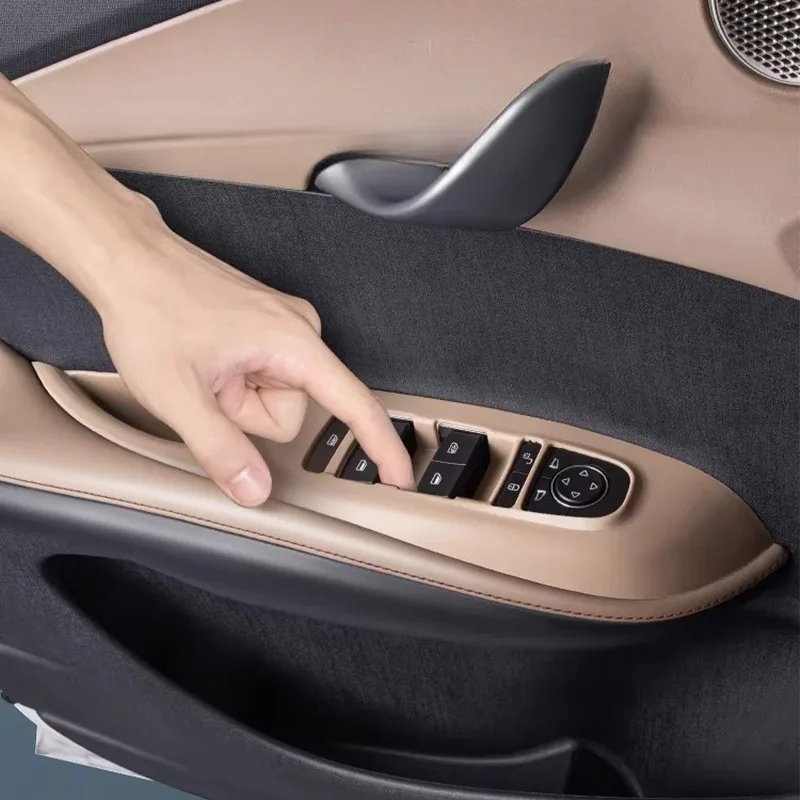 

For BYD Dolphin Smart Drive Version Door Control Switch Panel Silicone Pad Protector Sticker Accessories