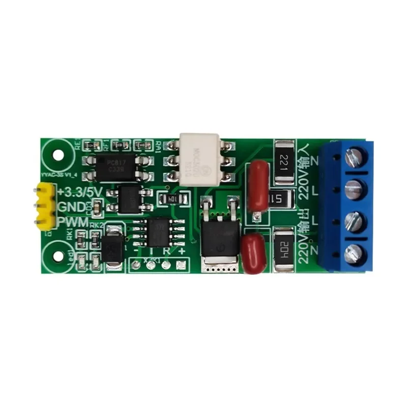 Controllable silicon module serial port power  microcontroller PWM AC 220V voltage regulation dimming zero crossing detection