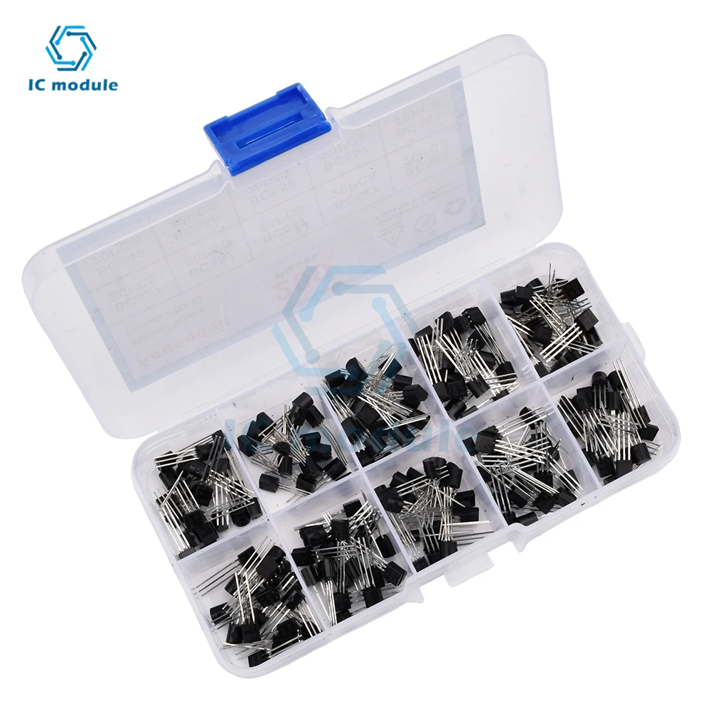 Transistor Kit BC327 BC337 BC517 BC547 BC548 BC549 BC550  BC556 BC557 BC558 TO-92 Transistors Set