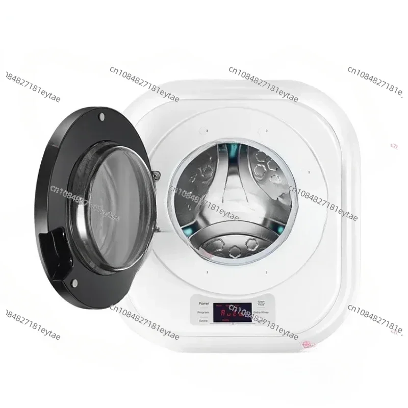 

Suitable for RV wall mounted stylish mini washing machine, electric stainless steel 220V automatic 50W