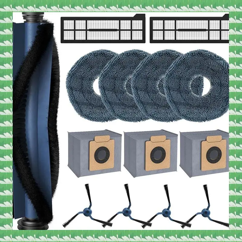 

ONCE For Eufy X10 Pro Omni Robot Vacuum Cleaner Main Side Brush Hepa Filter Mop Cloth Dust Bags Replacement Accessories Kit