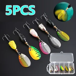 9cm/10g Fishing Spoon Lure With Triple Hook Metal Spinner Sequin Fishing Artificial Bait Long Casting Rig Saltwater Freshwat