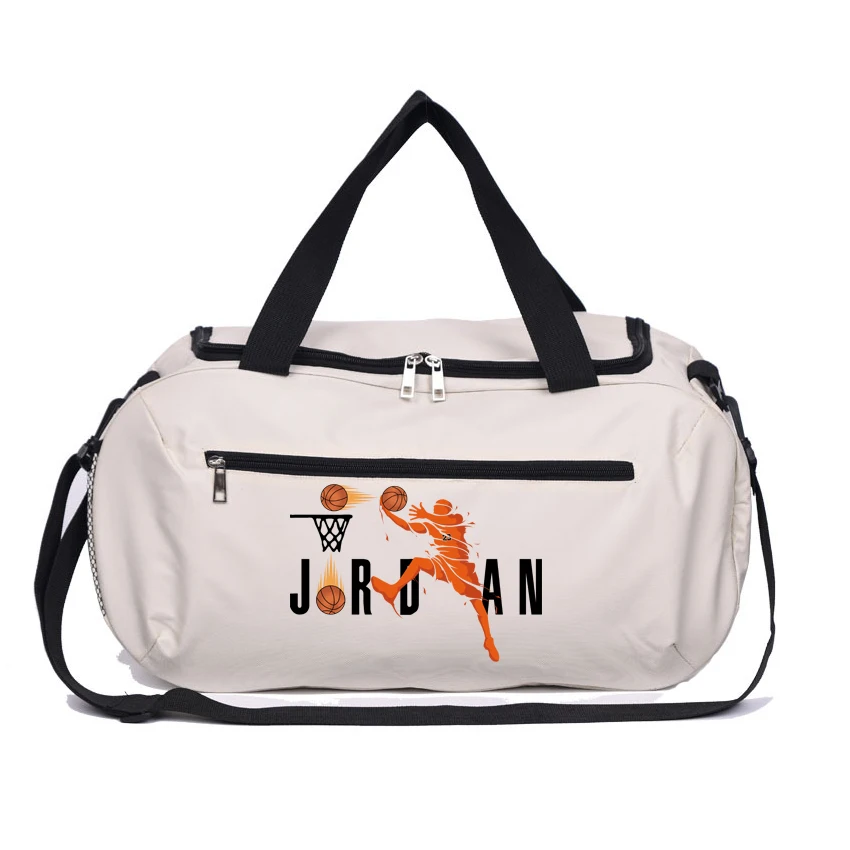 

Waterproof Gym Bags J RADA Printed Taekwondo Swimming Fitness Bag Large Capacity Portable Travel Bag Ｇirl Boy Basketball Bag