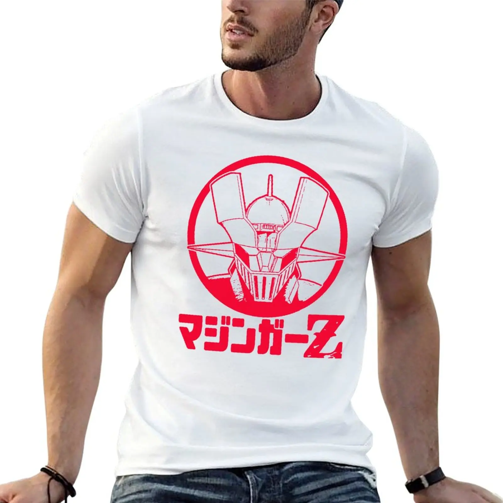 

graphic man t Mazinger shirt 100% cotton tshirt T-Shirt