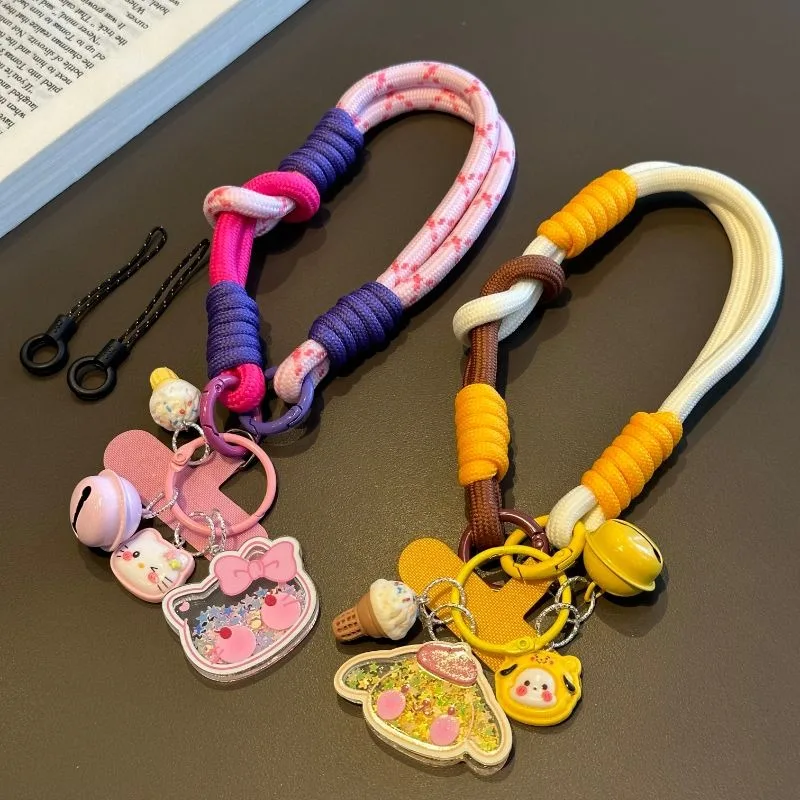 

PomPomPurin аниме Kawaii Sanrio Ins модный креативный кулон для мобильного телефона милый мультфильм «Моя мелодия» брелок украшения подарки