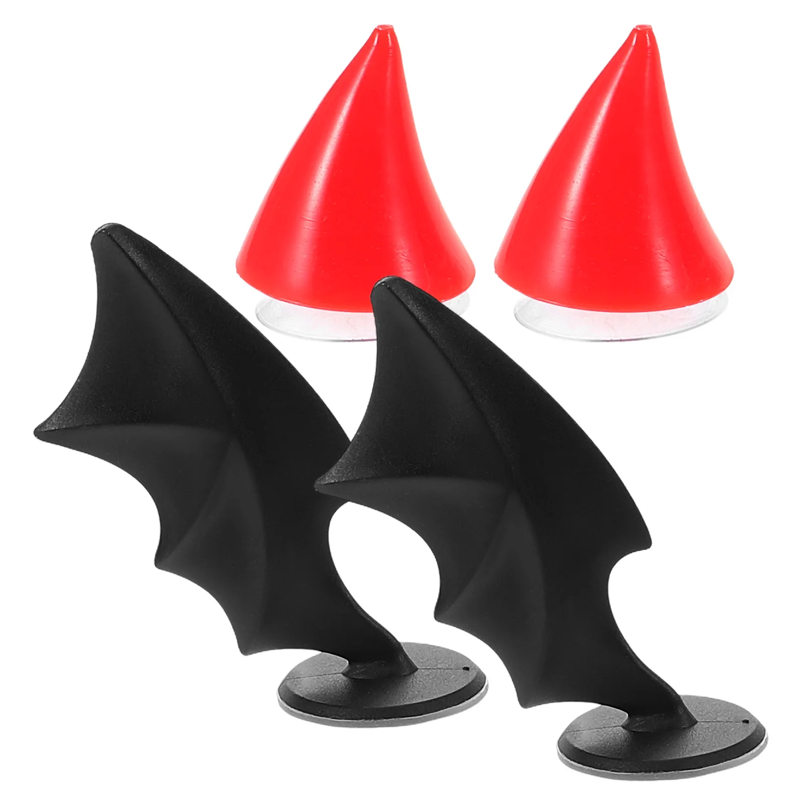 

Decorative Horn Wings Horns Accessories Cute Cat Ears Abs for Car Decoration Parts Motorcycle